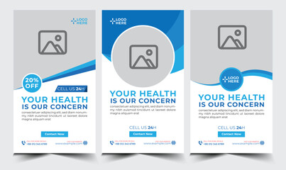 A x banner for a medical clinic