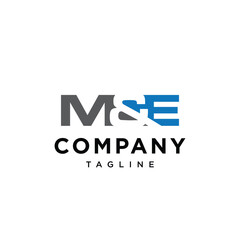 
Letter M and E logo icon vector template.eps