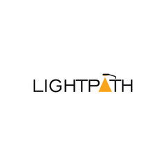 
Light Path wordmark logo icon vector template