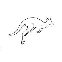 Obraz na płótnie Canvas kangaroo icon