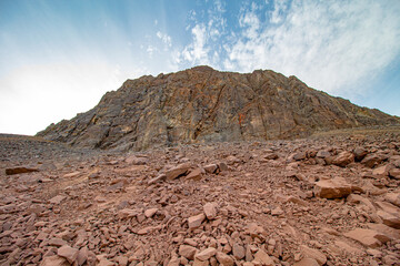 rochas e montanhas em  Cajón del Maipo e Embalse El Yeso, Chile cordilheira dos Andes, Santiago, Chile