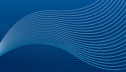 波型曲線で作った水色背景素材