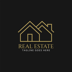 Real estate luxury logo design