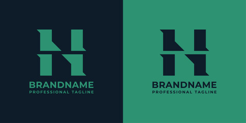 N Bamboo Chat Logo, suitable for any business starting with letter N, Bamboo and Chat