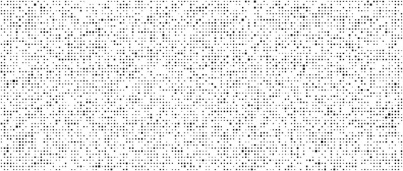 Grunge halftone texture. Comic style noise background. Dirty black and white pixelated grit sand wallpaper. Dotted surface. Vector