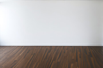Wooden floor on white background