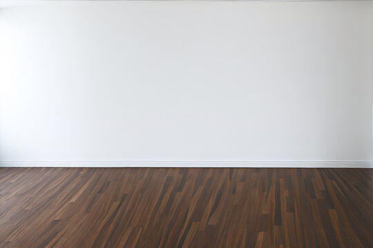 Wooden floor on white background