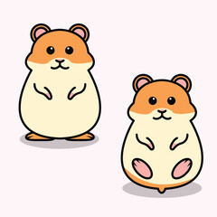 two hamsters