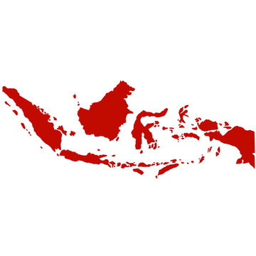 Republic Of Indonesian Map