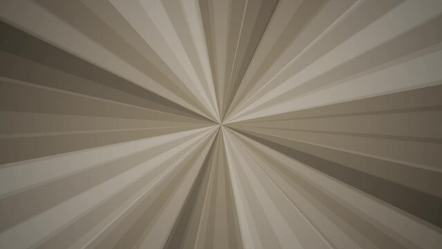 Sepia toned rotating rays abstract vintage  background 4k loopable video