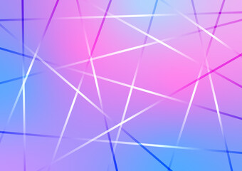 Fototapeta premium Abstract digital light purple triangle modern gradient background