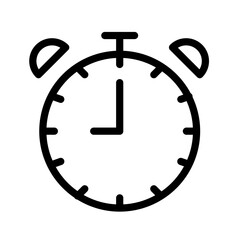 Alarm Clock Education Line Icons and Symbols Png Illustrator