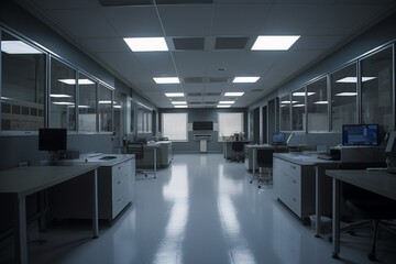 Medical Facilities Illustration Created with Generative AI