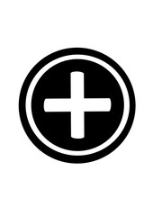 Obraz premium plus and minus icon health symbol