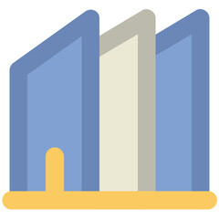 Apartments bold line vector design