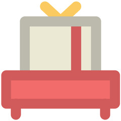 Sofa Bold Vector Icon

