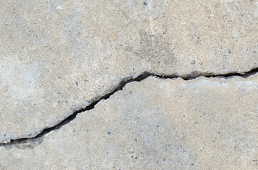 Cracks on the surface of the road or wall