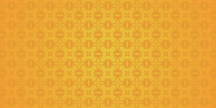 Arabic motif yellow pattern background