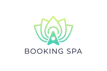 Logo for spa booking app design