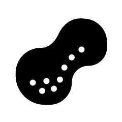 Peanut Food Solid Icons and Symbold Png Illustrator