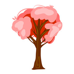 Tree illustration cute