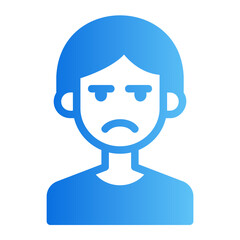 suspicious gradient icon