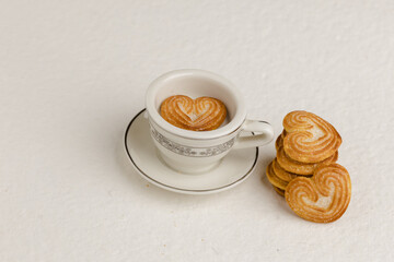 heart shaped cookies	
