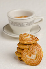 heart shaped cookies	
