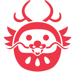 辰年の年賀状のスタンプ