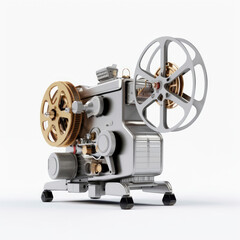 Naklejka premium a cinema projector, movies