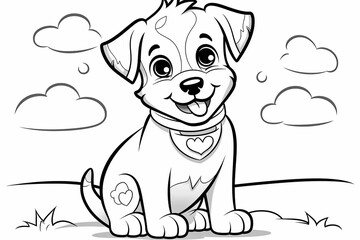 coloring illustration book for kids 