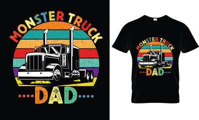 Monster truck dad T-Shirt