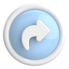 Share button. Share icon. 3D illustration.