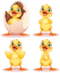 Adorable Little Duck Character Collection