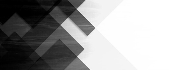 Abstract black and white gradient triangles background, modern simple overlap geometric shapes texture elements, modern abstract black and white element design background.