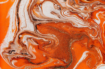 Obraz premium Tropical Birdland. Nature Lovers Wonderland - ART. Background. Abstract marble painting. Artwork. Artist, designer. Ancient Aztec gold. Oriental pattern with stars. Agate stone.