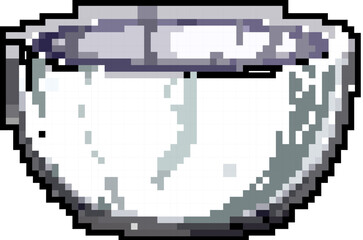 decoration marble bowl game pixel art retro vector. bit decoration marble bowl. old vintage illustration