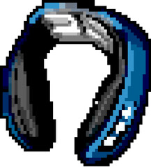 shoulder neck massage game pixel art retro vector. bit shoulder neck massage. old vintage illustration