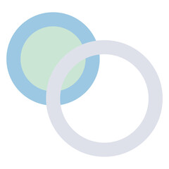 Obraz premium simple circle frame