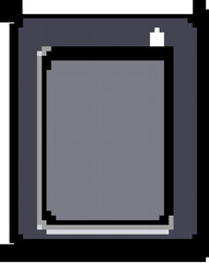 pictogram memory card game pixel art retro vector. bit web sd, flash storage pictogram memory card. old vintage illustration