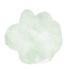 Green Watercolor Abstract Shapes