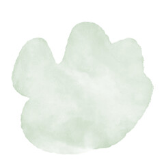 Green Watercolor Abstract Shapes