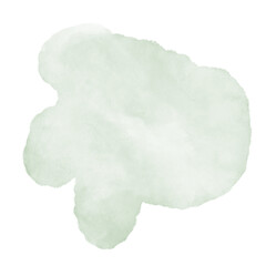 Green Watercolor Abstract Shapes