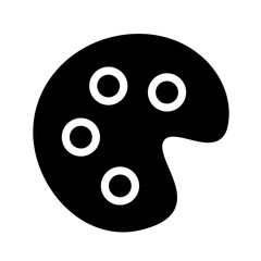 Art Pallete Education Science Solid Icons and Symbols Png Illustrator