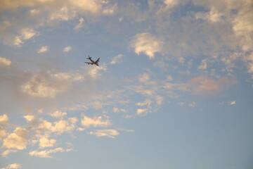 airplane flying in the sky
