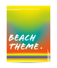 Beach backgrounds. Creative gradients in beach colors.