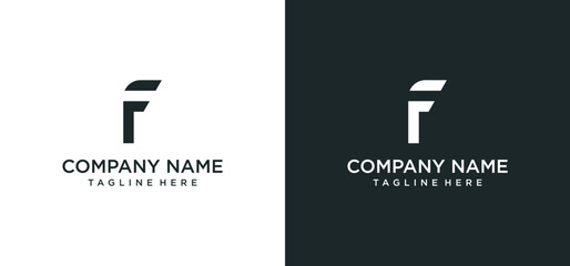 INITIAL F LOGO DESIGN