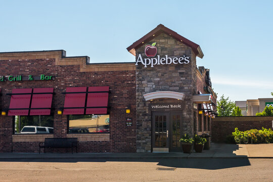 Applebee's building in Salem, Oregon. One of the most popular restaurants