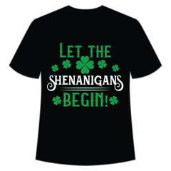 St. Patrick's Day Shirt Design Print Template, Lucky Charms, Irish, everyone has a little luck Typography Design