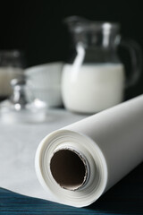 Concept of accessories for cooking and baking - baking paper